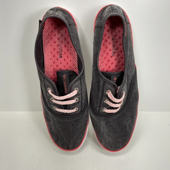 Columbia Crankbait Lace Canvas Casual Boat Gray Womens US Size 10 EUR 41 YL5301 - Picture 6 of 8